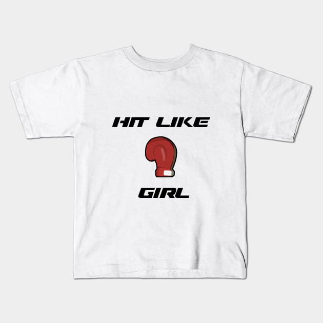 Mixed Martial Arts Shirt for Female Mixed Martial Artists Kids T-Shirt by halfkneegrow